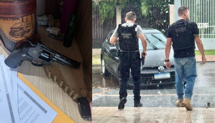 Rio Bonito do Iguaçu – PCPR cumpre mandado de busca e apreensão domiciliar contra influencer investigado por ameaçar de morte o prefeito e seus familiares